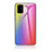 Silicone Frame Mirror Rainbow Gradient Case Cover LS2 for Samsung Galaxy A51 4G