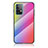 Silicone Frame Mirror Rainbow Gradient Case Cover LS2 for Samsung Galaxy A52 5G