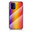 Silicone Frame Mirror Rainbow Gradient Case Cover LS2 for Samsung Galaxy A91