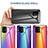 Silicone Frame Mirror Rainbow Gradient Case Cover LS2 for Samsung Galaxy A91