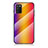 Silicone Frame Mirror Rainbow Gradient Case Cover LS2 for Samsung Galaxy F02S SM-E025F