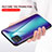 Silicone Frame Mirror Rainbow Gradient Case Cover LS2 for Samsung Galaxy F12