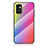 Silicone Frame Mirror Rainbow Gradient Case Cover LS2 for Samsung Galaxy F23 5G