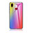 Silicone Frame Mirror Rainbow Gradient Case Cover LS2 for Samsung Galaxy M01s