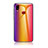 Silicone Frame Mirror Rainbow Gradient Case Cover LS2 for Samsung Galaxy M01s Orange