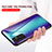 Silicone Frame Mirror Rainbow Gradient Case Cover LS2 for Samsung Galaxy M13 4G