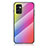 Silicone Frame Mirror Rainbow Gradient Case Cover LS2 for Samsung Galaxy M23 5G