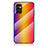 Silicone Frame Mirror Rainbow Gradient Case Cover LS2 for Samsung Galaxy M23 5G