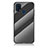 Silicone Frame Mirror Rainbow Gradient Case Cover LS2 for Samsung Galaxy M31 Black