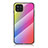 Silicone Frame Mirror Rainbow Gradient Case Cover LS2 for Samsung Galaxy M32 4G