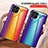 Silicone Frame Mirror Rainbow Gradient Case Cover LS2 for Samsung Galaxy M53 5G