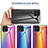 Silicone Frame Mirror Rainbow Gradient Case Cover LS2 for Samsung Galaxy M53 5G