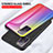 Silicone Frame Mirror Rainbow Gradient Case Cover LS2 for Samsung Galaxy S20 FE 4G