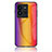 Silicone Frame Mirror Rainbow Gradient Case Cover LS2 for Vivo iQOO 10 Pro 5G