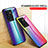 Silicone Frame Mirror Rainbow Gradient Case Cover LS2 for Vivo iQOO 10 Pro 5G