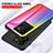 Silicone Frame Mirror Rainbow Gradient Case Cover LS2 for Vivo iQOO 10 Pro 5G