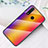 Silicone Frame Mirror Rainbow Gradient Case Cover LS2 for Vivo iQOO U3 4G