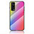 Silicone Frame Mirror Rainbow Gradient Case Cover LS2 for Vivo iQOO Z3 5G