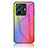 Silicone Frame Mirror Rainbow Gradient Case Cover LS2 for Vivo iQOO Z6 Pro 5G