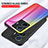 Silicone Frame Mirror Rainbow Gradient Case Cover LS2 for Vivo iQOO Z6 Pro 5G