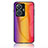 Silicone Frame Mirror Rainbow Gradient Case Cover LS2 for Vivo T1 4G