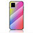 Silicone Frame Mirror Rainbow Gradient Case Cover LS2 for Vivo V20 (2021)