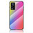 Silicone Frame Mirror Rainbow Gradient Case Cover LS2 for Vivo V21 5G