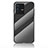 Silicone Frame Mirror Rainbow Gradient Case Cover LS2 for Vivo V23 5G Black