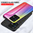 Silicone Frame Mirror Rainbow Gradient Case Cover LS2 for Vivo V23 Pro 5G