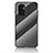 Silicone Frame Mirror Rainbow Gradient Case Cover LS2 for Vivo V23e 5G Black