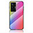 Silicone Frame Mirror Rainbow Gradient Case Cover LS2 for Vivo X70 Pro 5G