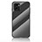 Silicone Frame Mirror Rainbow Gradient Case Cover LS2 for Vivo Y01 Black