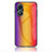 Silicone Frame Mirror Rainbow Gradient Case Cover LS2 for Vivo Y02S