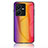 Silicone Frame Mirror Rainbow Gradient Case Cover LS2 for Vivo Y22