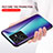 Silicone Frame Mirror Rainbow Gradient Case Cover LS2 for Vivo Y22