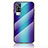 Silicone Frame Mirror Rainbow Gradient Case Cover LS2 for Vivo Y31 (2021)