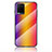 Silicone Frame Mirror Rainbow Gradient Case Cover LS2 for Vivo Y33s