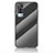 Silicone Frame Mirror Rainbow Gradient Case Cover LS2 for Vivo Y53s NFC Black