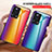 Silicone Frame Mirror Rainbow Gradient Case Cover LS2 for Xiaomi Civi 2 5G