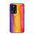 Silicone Frame Mirror Rainbow Gradient Case Cover LS2 for Xiaomi Mi 13 Lite 5G Orange