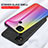 Silicone Frame Mirror Rainbow Gradient Case Cover LS2 for Xiaomi POCO C3