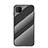 Silicone Frame Mirror Rainbow Gradient Case Cover LS2 for Xiaomi POCO C3 Black