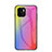 Silicone Frame Mirror Rainbow Gradient Case Cover LS2 for Xiaomi Poco C50