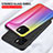 Silicone Frame Mirror Rainbow Gradient Case Cover LS2 for Xiaomi Poco C51