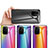 Silicone Frame Mirror Rainbow Gradient Case Cover LS2 for Xiaomi Poco F3 5G