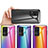 Silicone Frame Mirror Rainbow Gradient Case Cover LS2 for Xiaomi Poco F4 5G