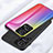 Silicone Frame Mirror Rainbow Gradient Case Cover LS2 for Xiaomi Poco F5 5G