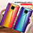 Silicone Frame Mirror Rainbow Gradient Case Cover LS2 for Xiaomi Poco M2 Pro