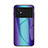 Silicone Frame Mirror Rainbow Gradient Case Cover LS2 for Xiaomi Poco M5 4G Blue