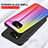 Silicone Frame Mirror Rainbow Gradient Case Cover LS2 for Xiaomi Poco X3 NFC